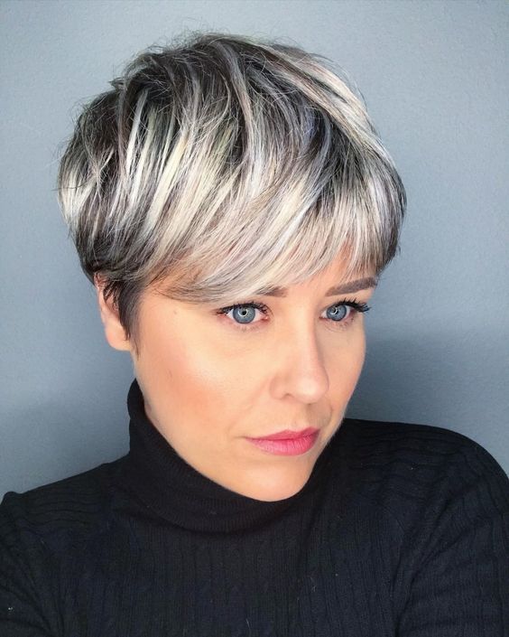 anti-aging short pixie cuts that look younger