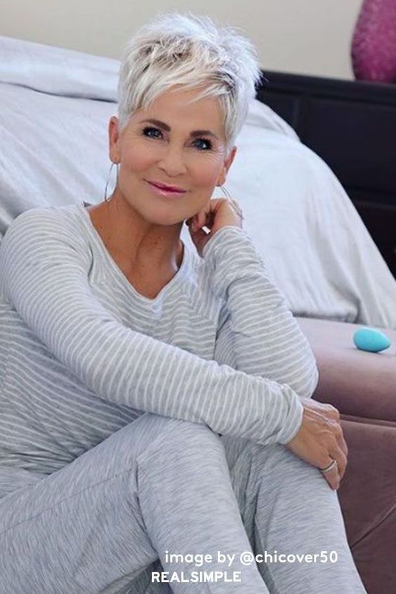 anti-aging short pixie cuts that look younger