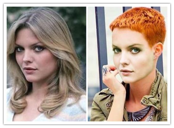 Hair makeovers transformations long to short women pinterest