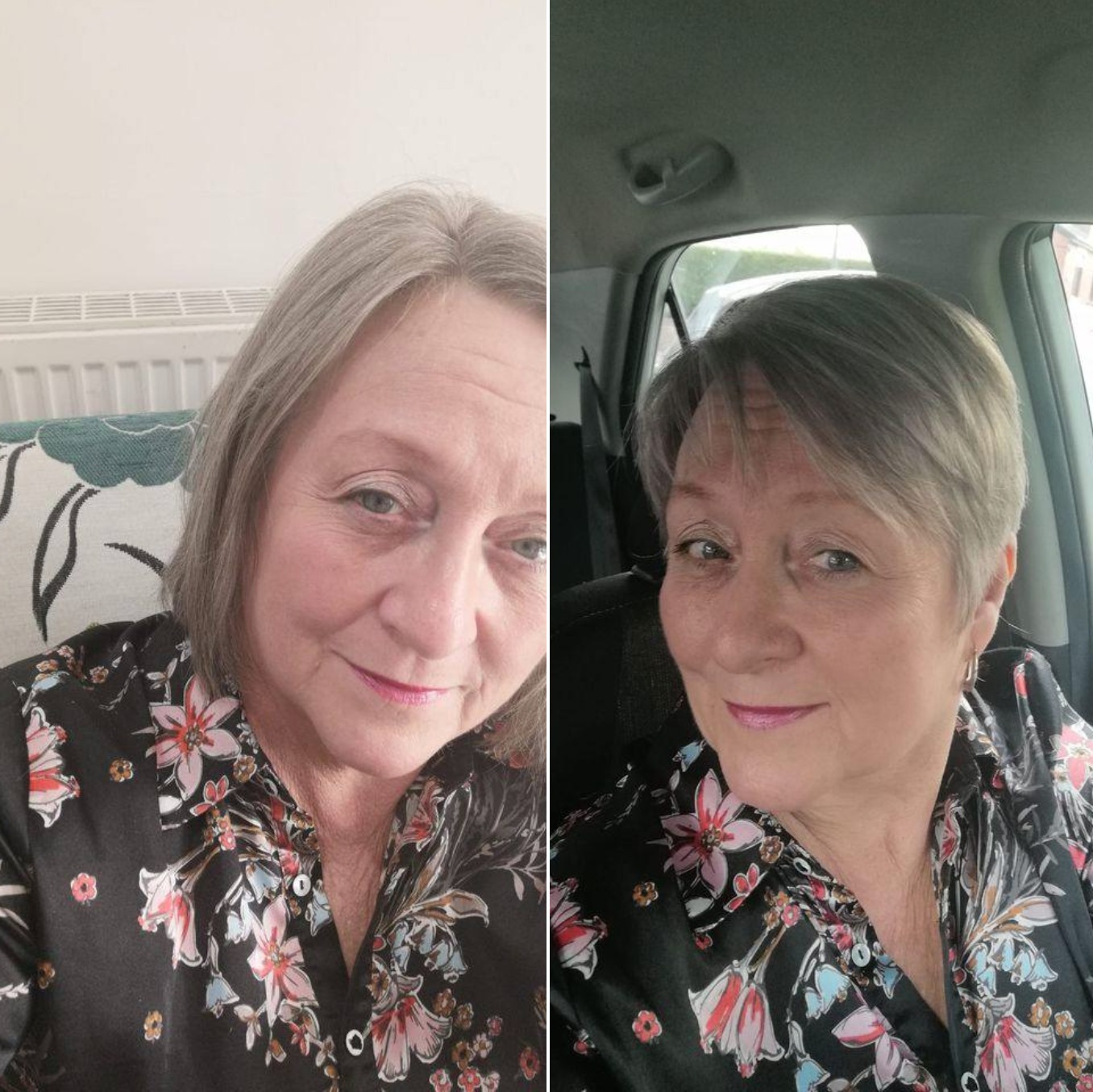 hair transformations, long hair to short hair, before and after,