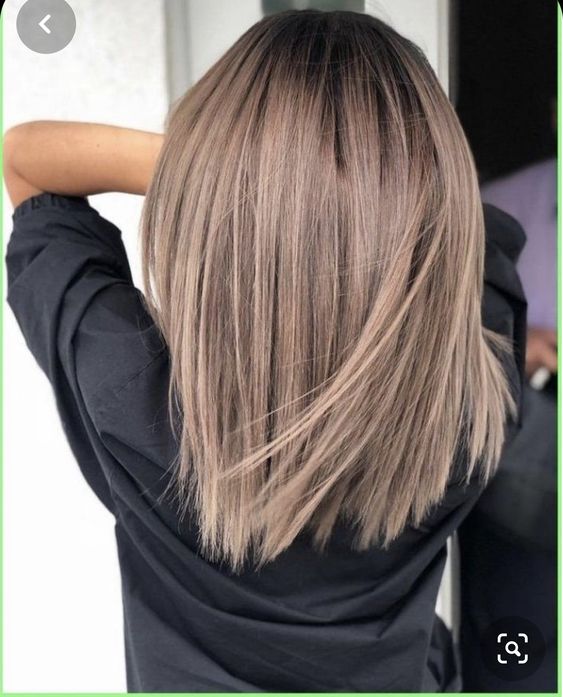 Long Bob Haircuts Back View Women Pinterest