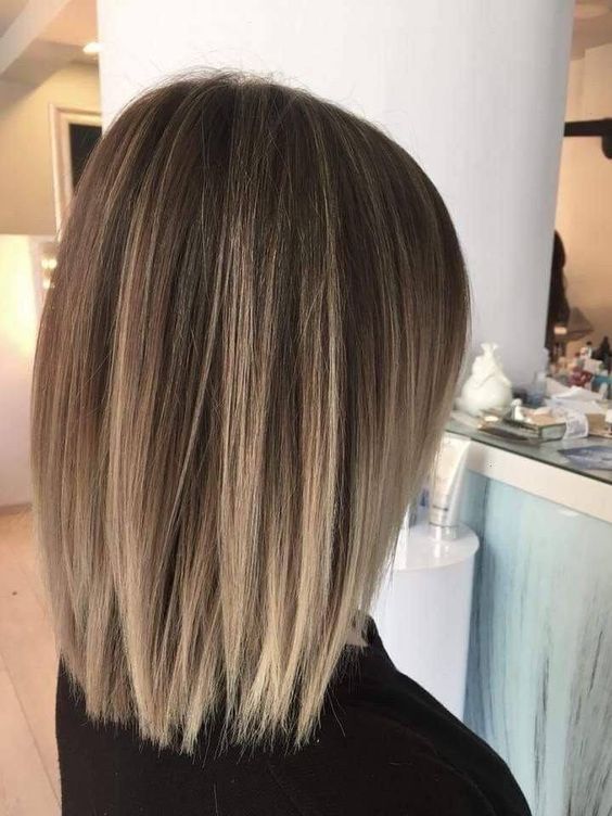 Long Bob Haircuts Back View Women Pinterest