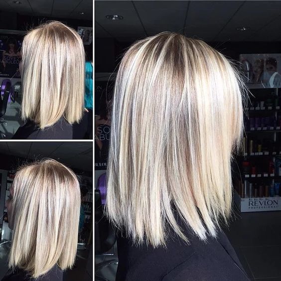 Long Bob Haircuts Back View Women Pinterest