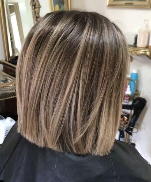 Long Bob Haircuts Back View Women Pinterest