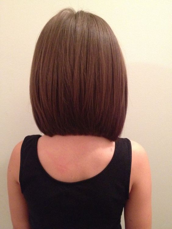 Long Bob Haircuts Back View Women Pinterest