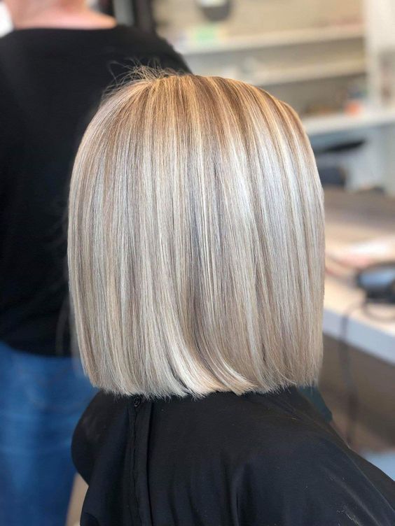 Long Bob Haircuts Back View Women Pinterest