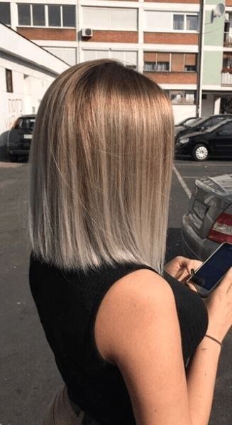 Long Bob Haircuts Back View Women Pinterest