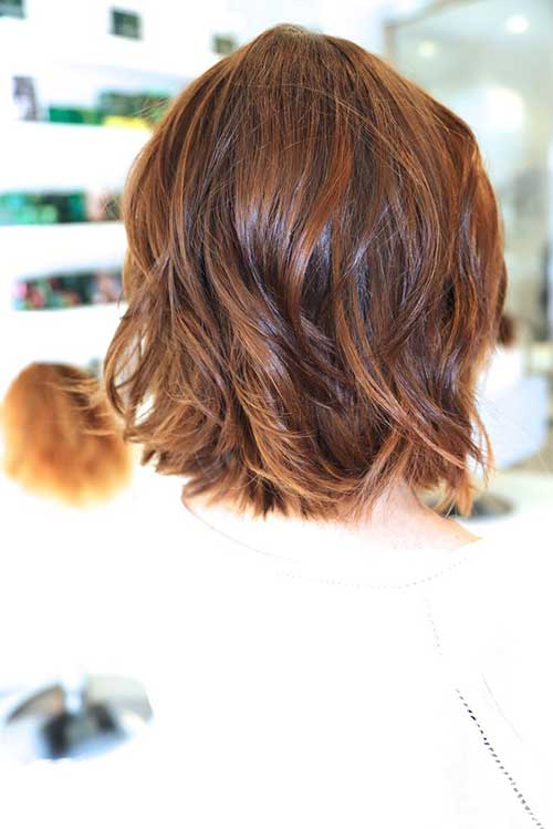 Long Bob Haircuts Back View Women Pinterest