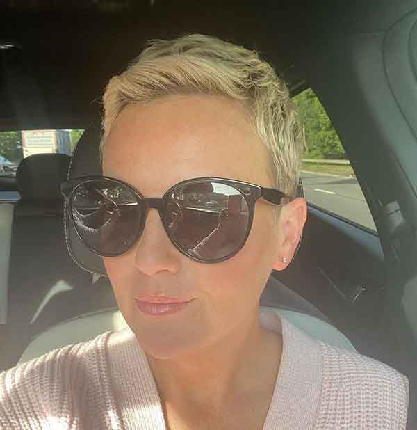 pixie cut blonde hair