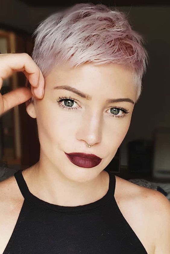 pixie cut styles colors women pinterest