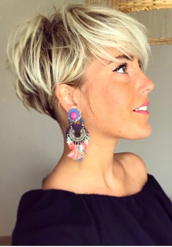 pixie cut styles colors women pinterest