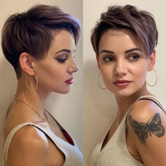 pixie cut styles colors women pinterest