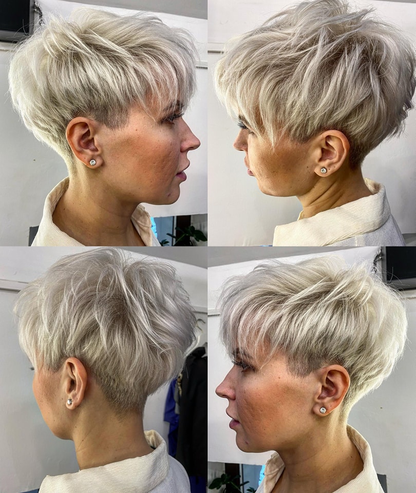 corte pixie estilos colores mujeres pinterest