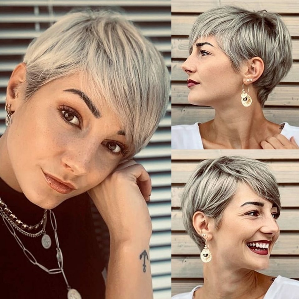 pixie cut styles colors women pinterest