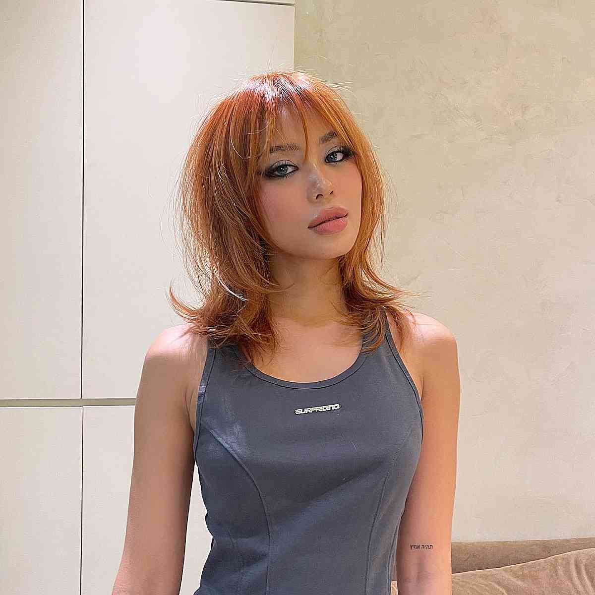 wispy bangs, face shape, hairstyles women pinterest