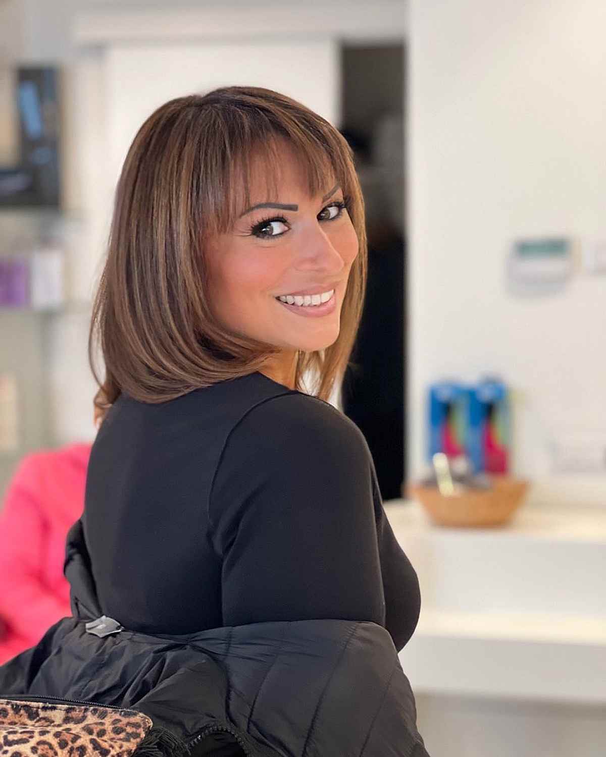 wispy bangs, face shape, hairstyles women pinterest