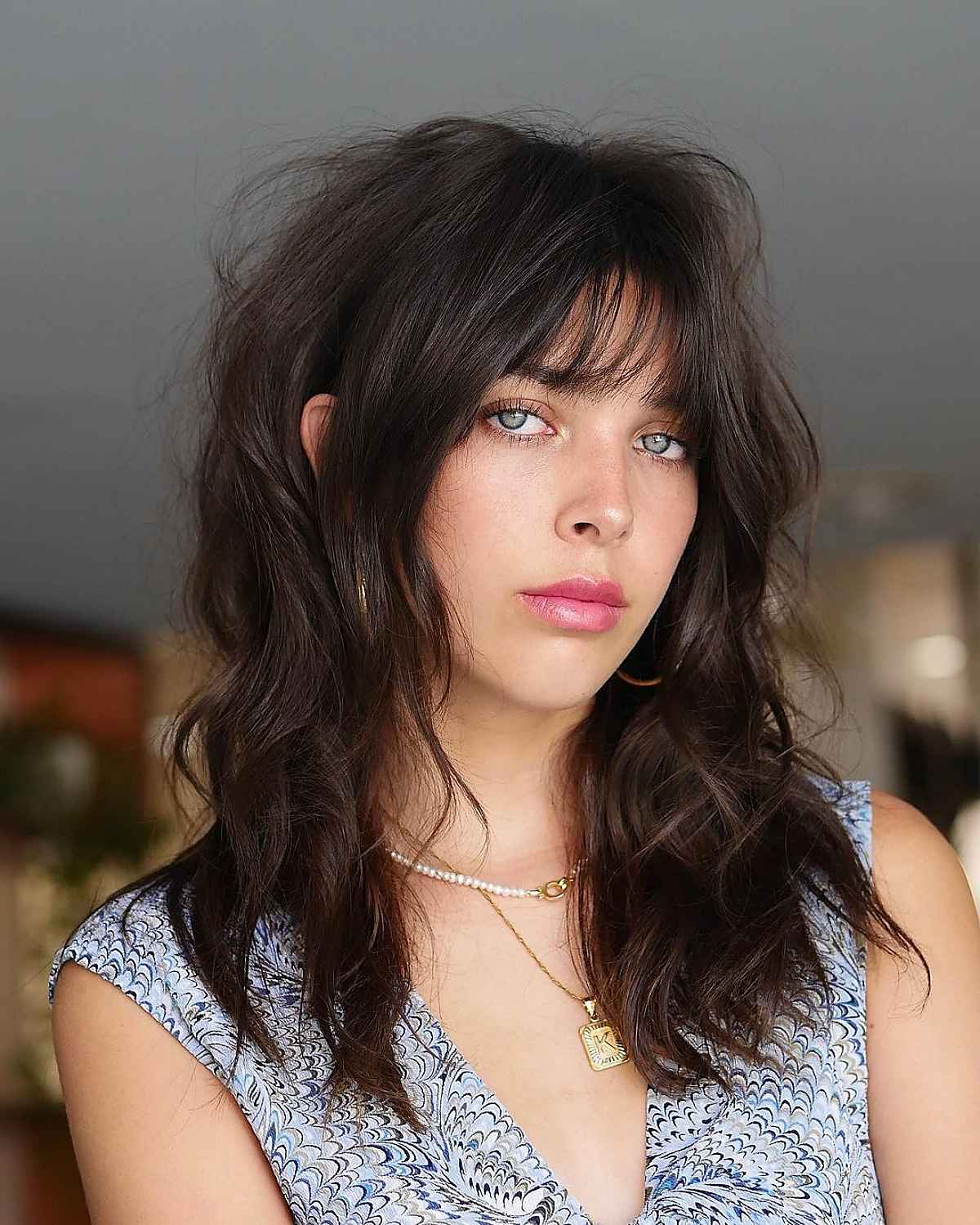 wispy bangs, face shape, hairstyles women pinterest