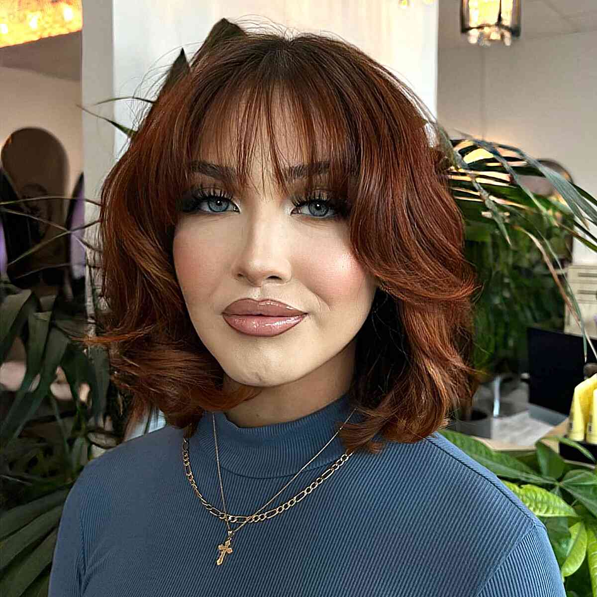 wispy bangs, face shape, hairstyles women pinterest