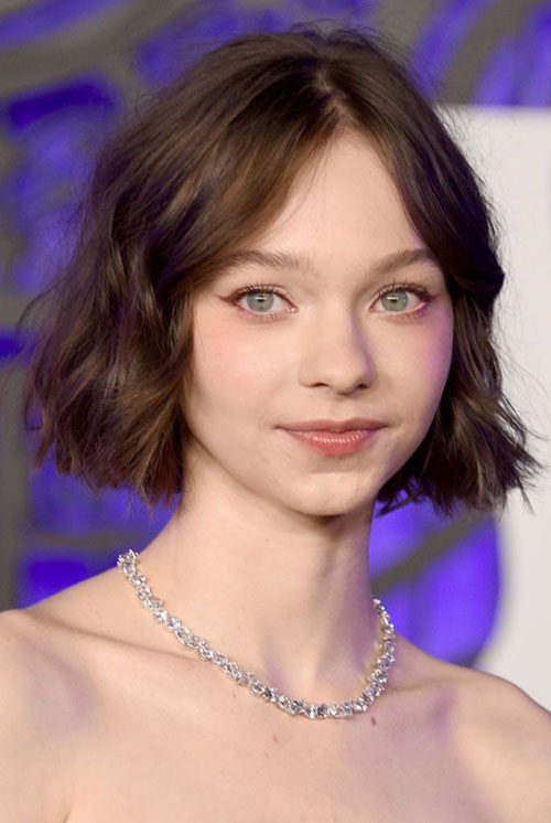 Emma Myers bob haircut