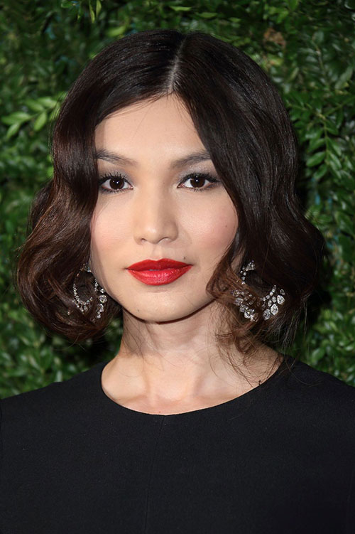 Gemma Chan bob haircut