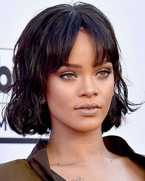 Rihanna bob haircut