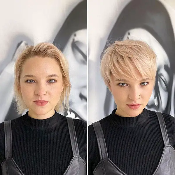 hair transformation, hair makeovers, before and after, long to short hair