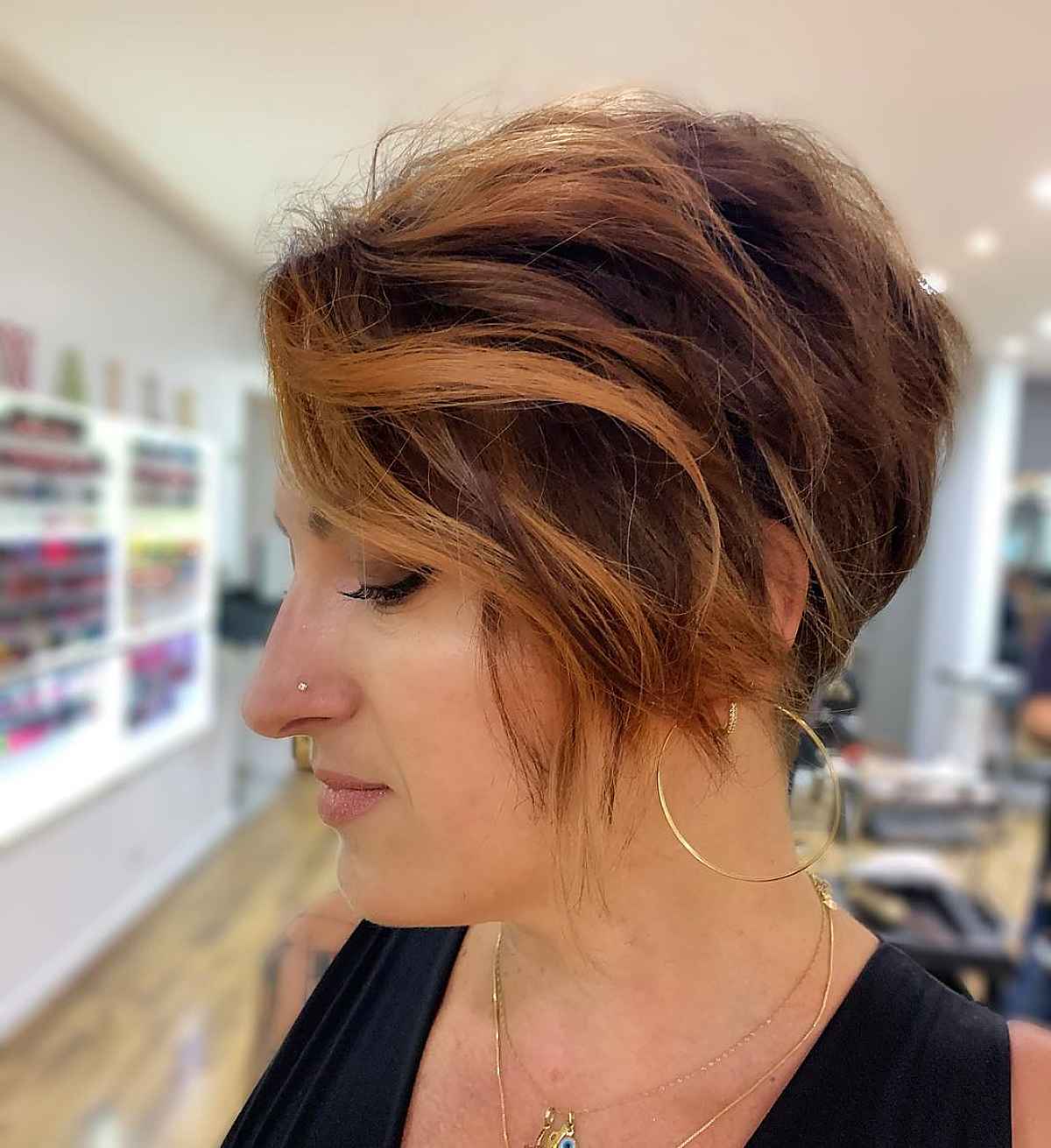 Long Pixie Bob Haircut