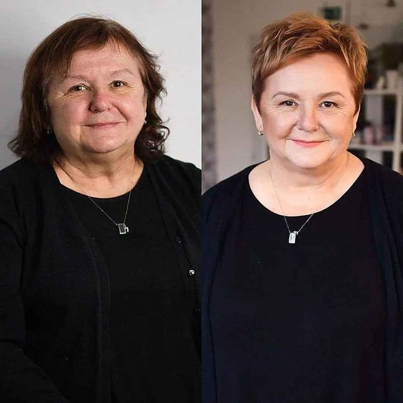 Older Women Transforming Ultra Short