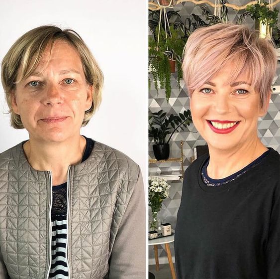 Older Women Transforming Ultra Short