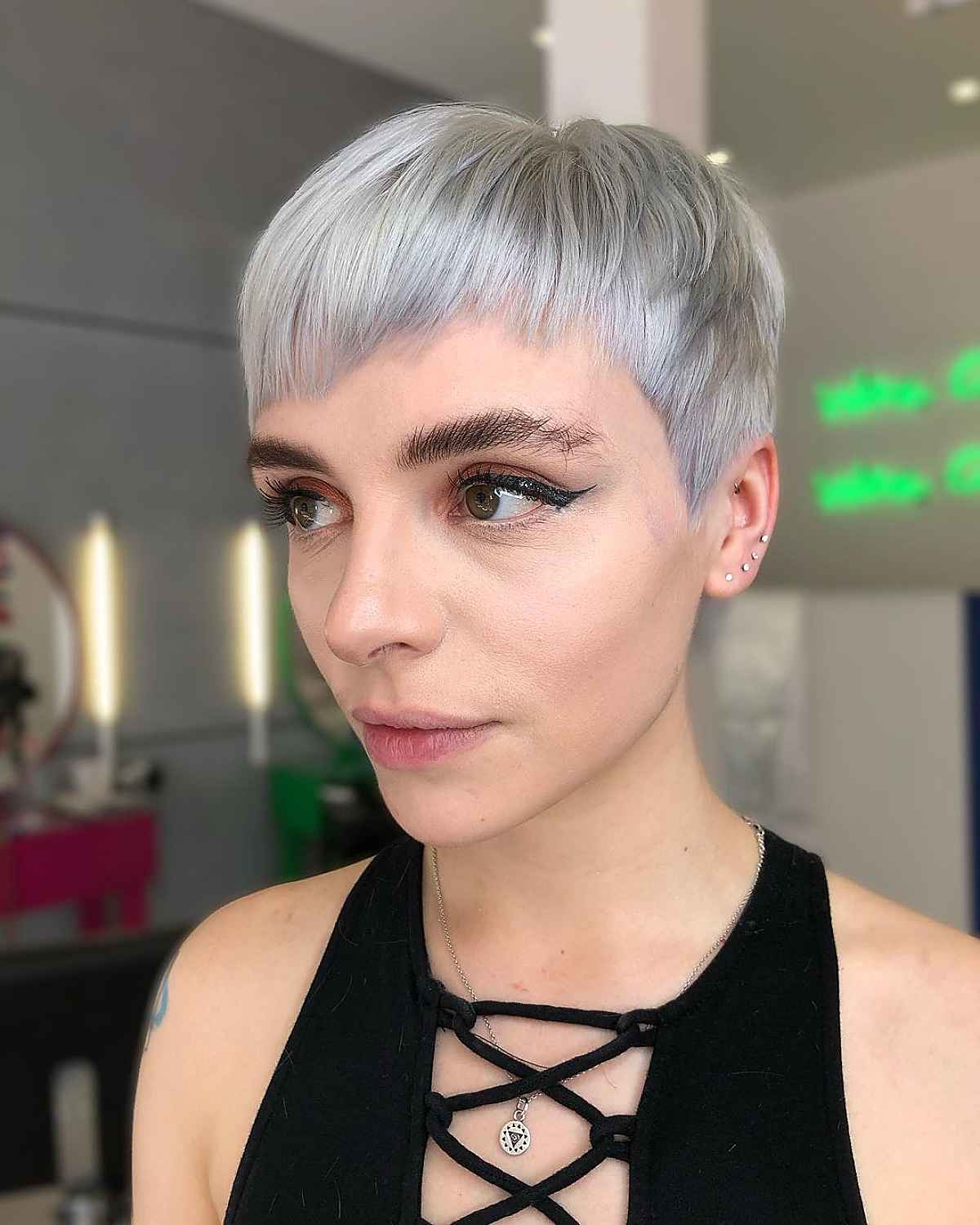 Pixie Cuts with Bangs