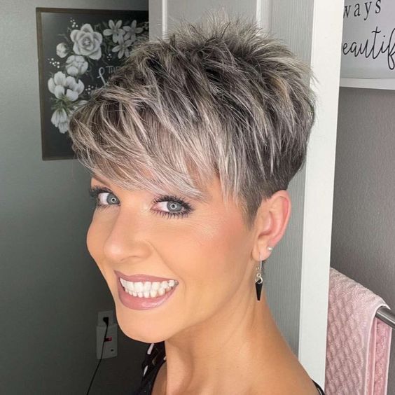 Senior Women Short Hair