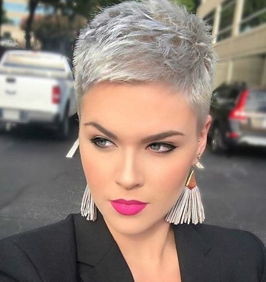 Short Grey Hair Cuts