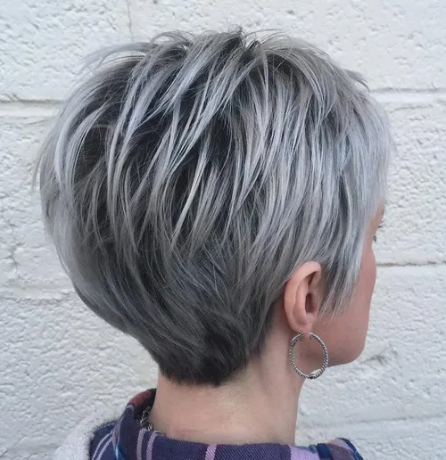 Short Grey Hair Cuts