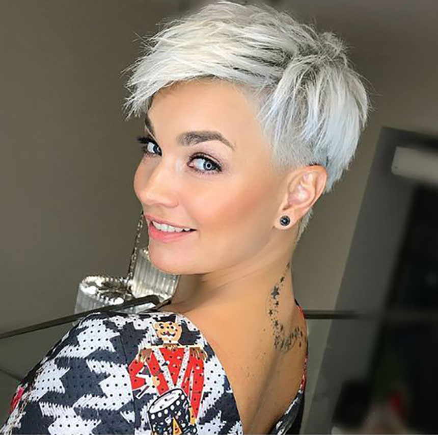 Short Grey Haircuts Women Pinterest