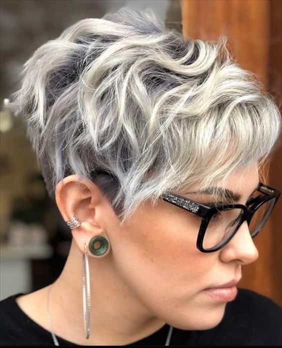 Short Grey Haircuts Women Pinterest