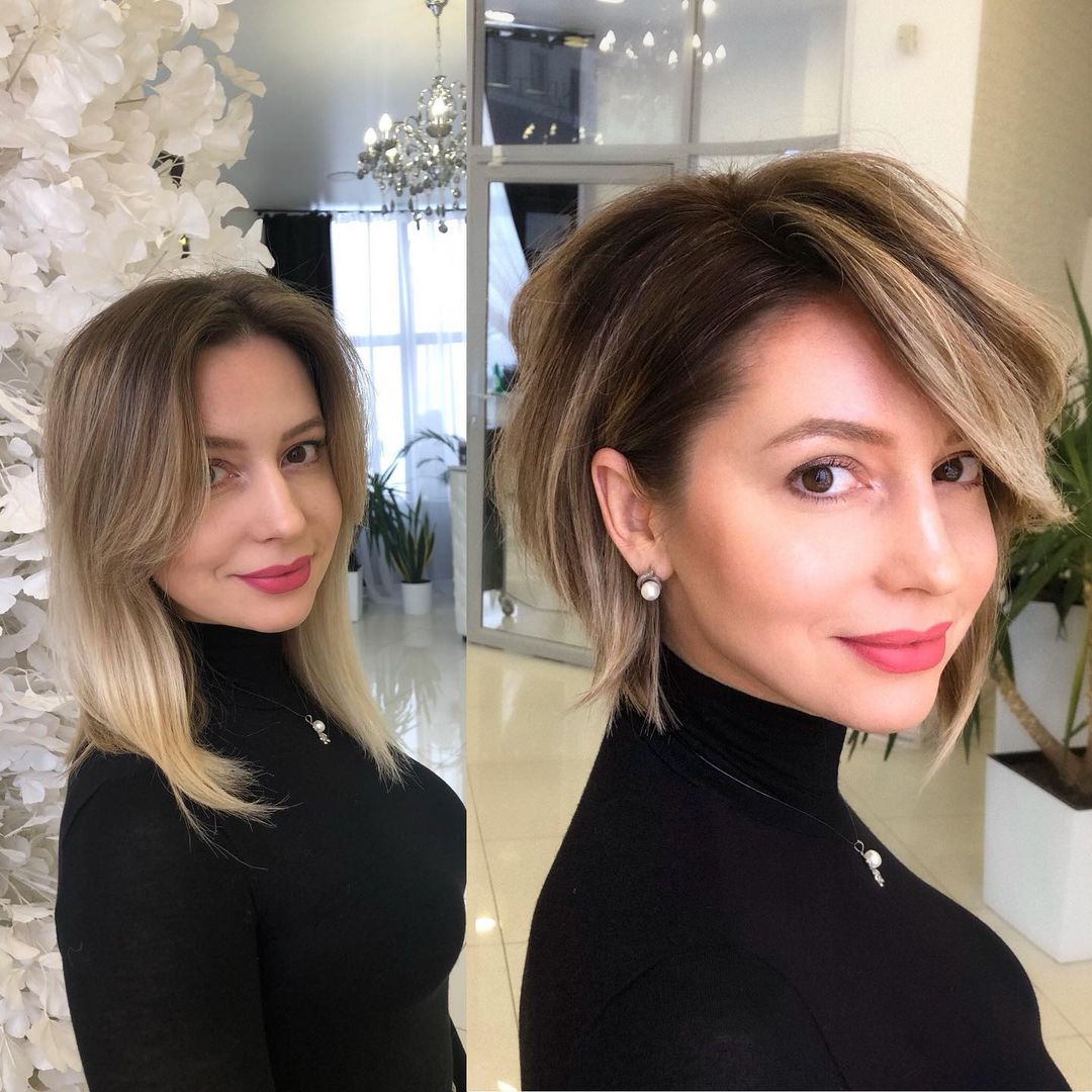 Short Haircuts for Thick Hair Pinterest