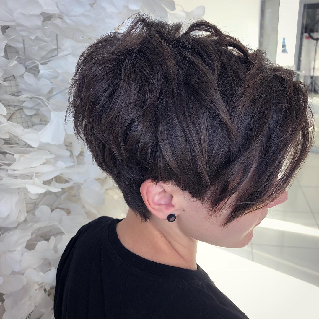 Short Haircuts for Thick Hair Pinterest