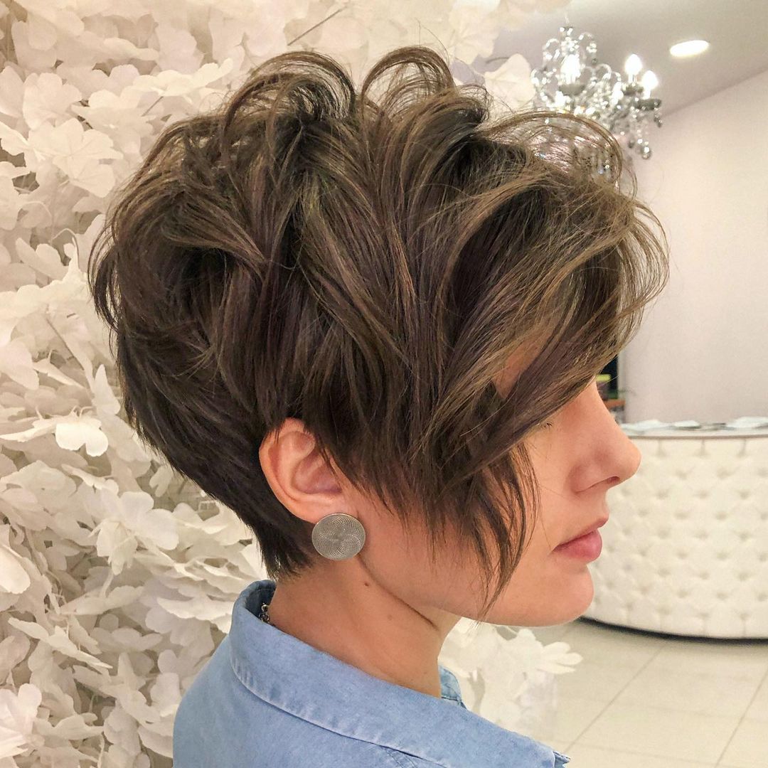 Short Haircuts for Thick Hair Pinterest