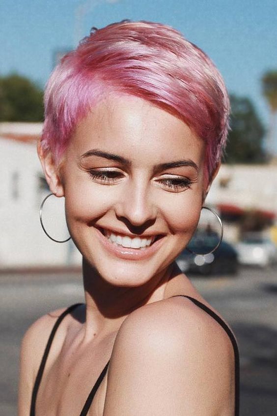 Short Pink Hair Color Inspirations
