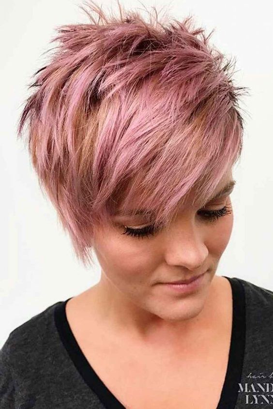 Short Pink Hair Color Inspirations