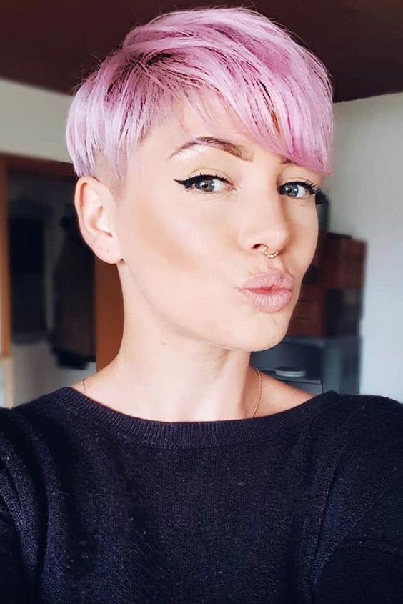 Short Pink Hair Color Inspirations
