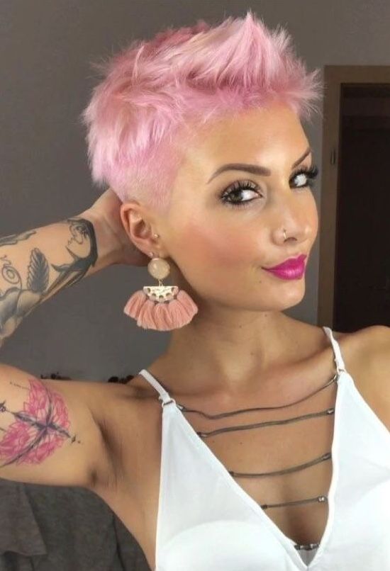 Short Pink Hair Color Inspirations