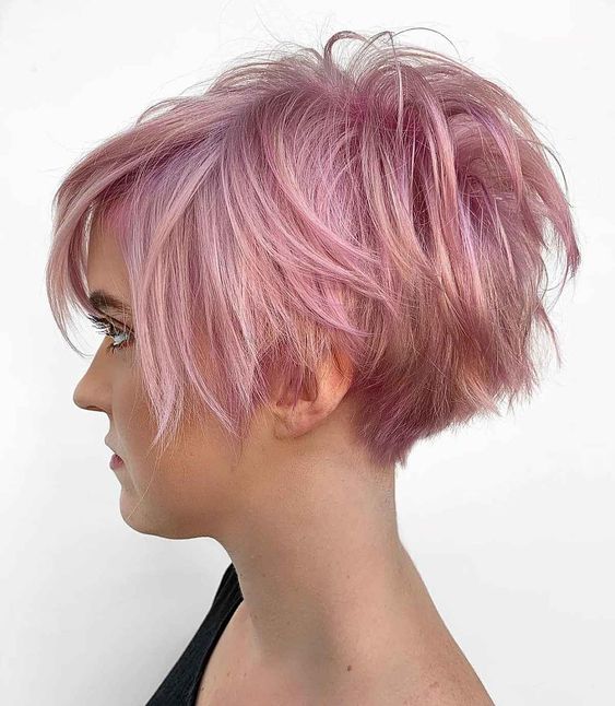 Short Pink Hair Color Inspirations