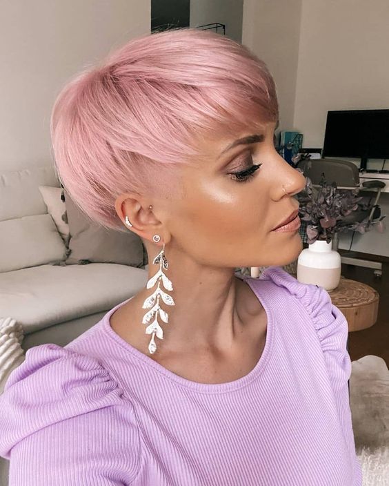 Short Pink Hair Color Inspirations