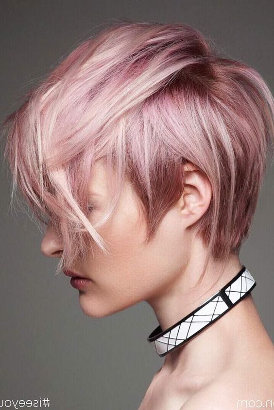 Short Pink Hair Color Inspirations