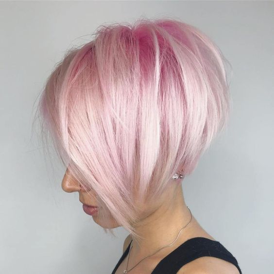 Short Pink Hair Color Inspirations