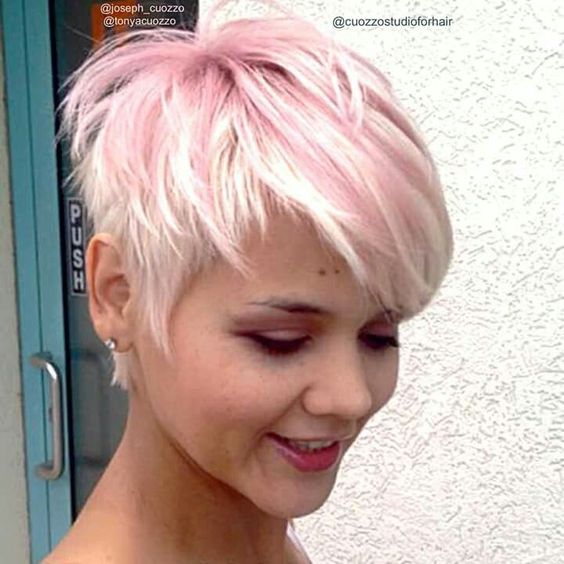 Short Pink Hair Color Inspirations