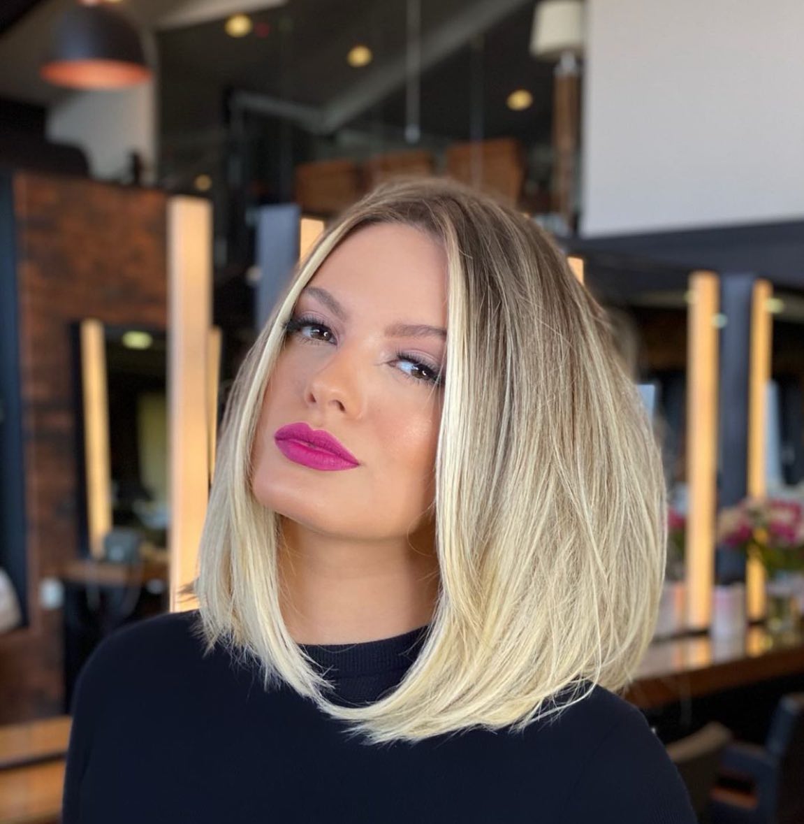 Bombshell Bob Haircuts Women Pinterest