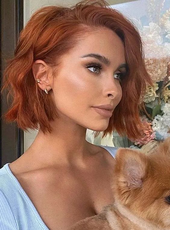 copper short hair trends