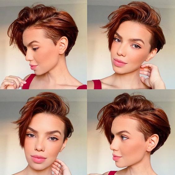 copper short hair trends